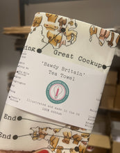 Load image into Gallery viewer, Bawdy Britain Tea Towel tea towel Lucy Hughes Creations