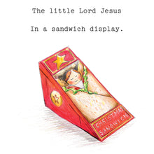 Load image into Gallery viewer, Baby Pret Christmas Card (Large / A5) Greeting & Note Cards Lucy Hughes Creations