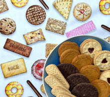 Load image into Gallery viewer, Biscuits Extra Large Fleece Blanket Lucy Hughes Creations