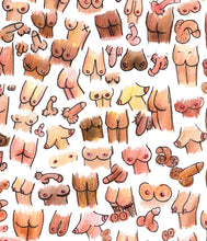 Load image into Gallery viewer, Boobs, Bums & Willies Print Lucy Hughes Creations