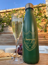 Load image into Gallery viewer, Champagne design water bottle Lucy Hughes Creations 
