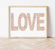 Load image into Gallery viewer, 'CHOOSE LOVE' Special Edition Valentine Print. (All profits from this print go direct to the Choose Love charity which supports refugees and displaced people all over the world). Lucy Hughes Creations
