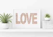 Load image into Gallery viewer, 'CHOOSE LOVE' Special Edition Valentine Print. (All profits from this print go direct to the Choose Love charity which supports refugees and displaced people all over the world). Lucy Hughes Creations