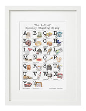 Load image into Gallery viewer, Cockney Rhyming Slang A-Z Print Lucy Hughes Creations 
