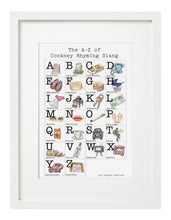Load image into Gallery viewer, Cockney Rhyming Slang A-Z Print Lucy Hughes Creations