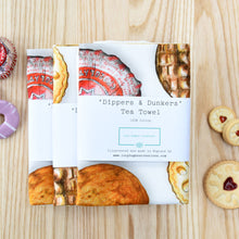 Load image into Gallery viewer, Dippers and Dunkers Tea Towel (P&P included) tea towel Lucy Hughes Creations