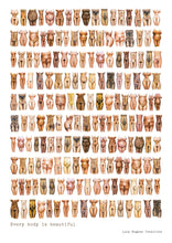 Load image into Gallery viewer, Every Body is Beautiful Print Lucy Hughes Creations
