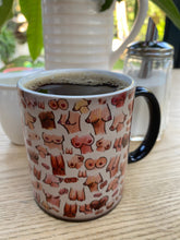 Load image into Gallery viewer, Magic Mug - with a secret &#39;Bunch of Boobs&#39; design Lucy Hughes Creations 

