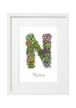 Load image into Gallery viewer, &#39;N&#39; Alphabet Print Lucy Hughes Creations 
