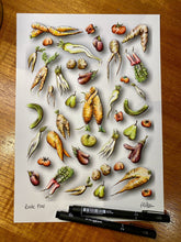 Load image into Gallery viewer, Rude Food Print Lucy Hughes Creations