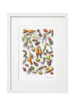 Load image into Gallery viewer, Rude Food Print Lucy Hughes Creations