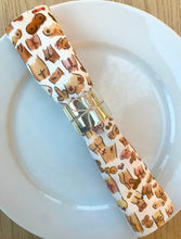 Load image into Gallery viewer, Table Napkin Set with ‘Boobs, Bums and Willies’ Design apron Lucy Hughes Creations