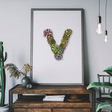 Load image into Gallery viewer, &#39;V&#39; Alphabet Print Lucy Hughes Creations 
