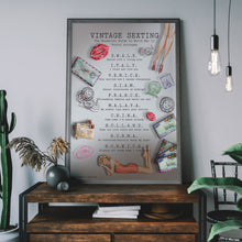 Load image into Gallery viewer, Vintage Sexting Print Lucy Hughes Creations