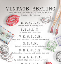 Load image into Gallery viewer, Vintage Sexting Print Lucy Hughes Creations