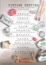 Load image into Gallery viewer, Vintage Sexting Print Lucy Hughes Creations