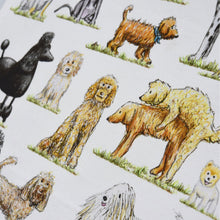 Load image into Gallery viewer, Woofers and Waggers Tea Towel (P&P included) tea towel Lucy Hughes Creations