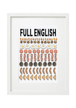 Load image into Gallery viewer, Full English Illustrated Print Lucy Hughes Creations 
