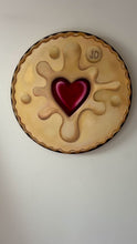 Load and play video in Gallery viewer, Large Jammie Dodger original painting 40cm diameter
