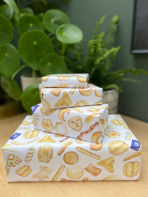Crisps Gift Wrap - Large Sheet Lucy Hughes Creations 