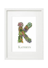 Load image into Gallery viewer, &#39;K&#39; Alphabet Print Lucy Hughes Creations 

