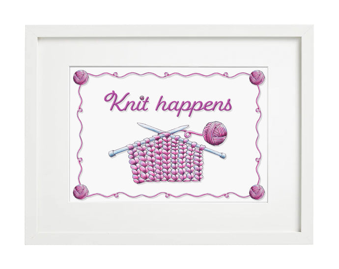 Knit Happens Print Lucy Hughes Creations 