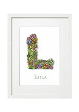 Load image into Gallery viewer, &#39;L&#39; Alphabet Print Lucy Hughes Creations 
