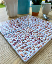 Load image into Gallery viewer, Luxury Ceramic Cheeky Coaster Set (of 4) Bunch of Bums Lucy Hughes Creations 
