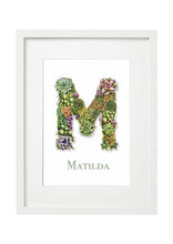 Load image into Gallery viewer, &#39;M&#39; Alphabet Print Lucy Hughes Creations 
