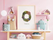 Load image into Gallery viewer, &#39;O&#39; Alphabet Print Lucy Hughes Creations 
