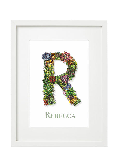 'R' Alphabet Print Lucy Hughes Creations 