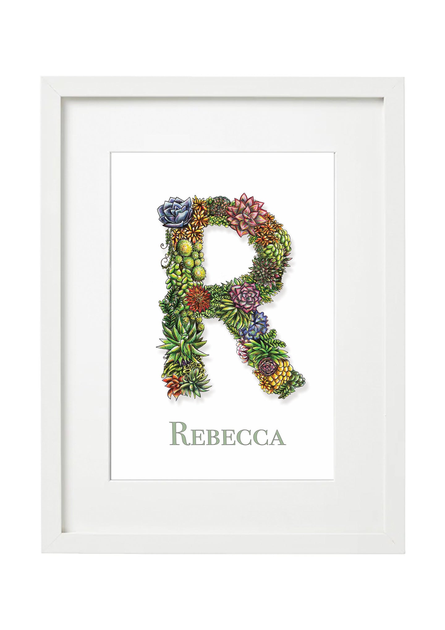 'R' Alphabet Print Lucy Hughes Creations 