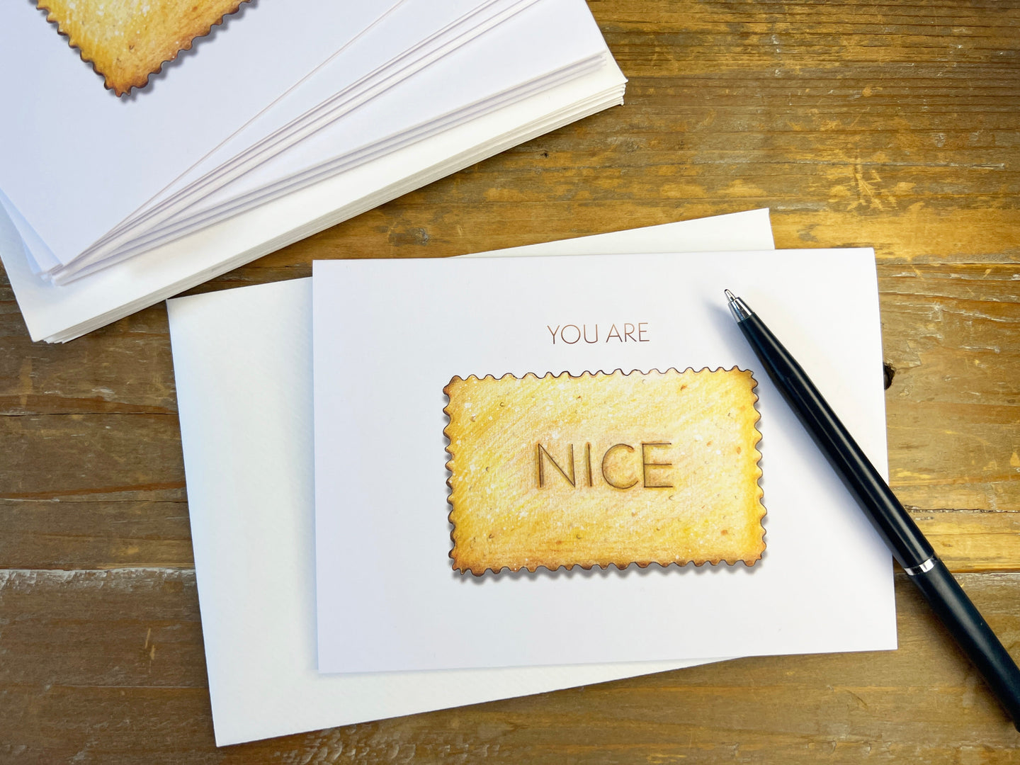 You are Nice Notelets - set of 10 Greeting & Note Cards Lucy Hughes Creations 